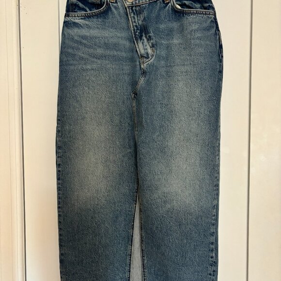 Reformation Nila Long Denim Skirt in Galway Size 28 - Picture 3 of 4